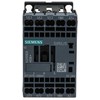 SIEMENS kontaktorius 3kW, 400V AC, 7A ties AC33 poliais, 1NO, valdymo įtampa 24V DC, dydis S00, spyruoklinis gnybtas