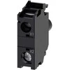 Siemens LED lempos lizdas, baltas, 24 V AC/DC, montuojamas priekyje (3SU1401-1BB60-1AA0)