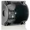 Siemens kasetės korpusas 1 skylės 22mm juoda-pilka M20 (3SU1801-0AA00-0AB1)