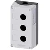 Siemens 3 skylės dėklas 22mm juodai pilka M20 (3SU1803- 0AA00- 0AB1)