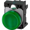 Siemens 3SU1102-6AA40-1AA0 Leuchtmelder grün Linse glatt