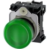 Siemens 3SU1102-6AA40-1AA0 Leuchtmelder grün Linse glatt