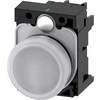 Siemens 3SU1102-6AA60-1AA0 Leuchtmelder baltas Linse glatt