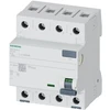 SIEMENS RCCB, 4 polių, A tipo, selektyvus, 63 A, 300 mA ir AC: 400 V