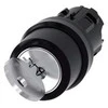 Siemens Ronis raktinis jungiklis 22mm apvali plastikinė spyna Nr.SB30 su 2 rakteliais 2 poz.o-i 3SU1000-4BF01-0AA0