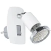 Sieninis šviestuvas EGLO MINI 4 PLUG SPOT 3W HVID