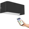 Sieninis šviestuvas EGLO SANIA-Z MATTER LAUKO SIENA L200 RGB/CCT 1250