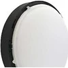 Nordtronic Palma sieninis šviestuvas Sensor 12W - LED be priekio, CCT jungiklis 3000K/4000K, matinės juodos spalvos, apvalus IP65