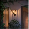 Sieninis šviestuvas Philips Hue Baltas Inara lauko sieninė lempa – komplekte su E27 LED lempute – švelnios šviesos vintažinė lemputė – maitinama iš elektros tinklo – išmanusis valdymas su Hue Bridge