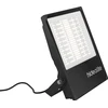 Sieninis šviestuvas Solar Plus „Floodlight Scout G2 XL“ 4000 K asimetrinis, 200 W, 28000 lm, 80° x 150° šviesos sklaida. IP66, IK08. Pridedamas 2 m laidas.