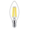 Signify „Philips MASTER Value“ LED žvakinė lemputė, reguliuojamo ryškumo, 3,4 W (40 W), E14 B35 927, skaidraus stiklo