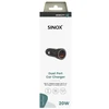 Sinox 12 V dvigubas USB įkroviklis. USB A 18 W + USB C 20 W. Rūšiuoti