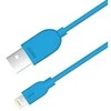 Sinox Beslag „Sinox Lightning“ laidas su originalia „Apple“ mikroschema. 2 m. Mėlynas, 2 m, „Lightning“, USB A, kištukas, kištukas, mėlynas