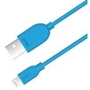 Sinox Beslag „Sinox Lightning“ laidas su originalia „Apple“ mikroschema. 2 m. Mėlynas, 2 m, „Lightning“, USB A, kištukas, kištukas, mėlynas