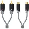 Sinox Beslag „Sinox Phono“ prailginimo kabelis. 5 m. Pilkas/juodas, RCA, kištukas, RCA, lizdas, 5 m, pilkas