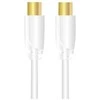 Sinox Beslag „Sinox“ 70 dB antenos kabelis. 10 m. Baltas, 10 m, bendraašis, bendraašis, baltas