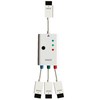 Sinox Beslag Sinox SXV1952, 1,5 m, HDMI Type A (standartinis), 3 x HDMI Type A (standartinis), balta