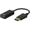 Sinox Beslag Sinox SOC01250, DisplayPort, HDMI, 0,1 m, Juoda