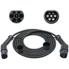 Sinox EV įkrovimo kabelis mode 3. 32A 1 fazė. 5 m. Juodas