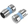 Sinox Beslag „Sinox SOV01553“, F tipo, A, Nerūdijantis plienas, Metalas, 6,8 mm, 2 vnt.