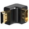 Sinox HDMI™ 90° kampas. Juoda