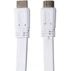 Sinox Vienas HDMI™ plokščias plonas kabelis. 1 m. Balta