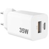 Sinox Beslag Sinox PRO sieninis įkroviklis USB-A+USB-C PD 35W. Balta, Vidaus, AC, 20 V, Balta