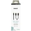 Sinox 3,5 mm į RCA garso kabelis pakuotėje