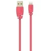 Sinox Beslag Sinox SXI02701MFI, 1 m, Lightning, USB A, Kištukas, Kištukas, Rožinis