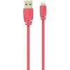 Sinox Beslag Sinox SXI02701MFI, 1 m, Lightning, USB A, Kištukas, Kištukas, Rožinis