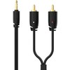 „Sinox PRO“ mini lizdo ir garso kabelis. 2 m. Juodas.