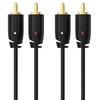 Sinox Beslag Sinox PRO Phono kabelis. 5 m. Juodas, 2 x RCA, Male, 2 x RCA, Male, 5 m, Juodas