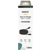 Sinox Beslag Sinox PRO USB C 2.0 magnetinis kabelis. 1 m. Juodas, 1 m, USB C, USB C, USB 2.0, 0,48 Gbit/s, Juodas