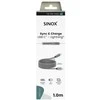 Sinox PRO USB C į Lightning magnetinis laidas. 1 m. Pilkas.