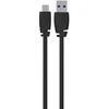 Sinox Beslag „Sinox PRO“ USB C - USB A kabelis, 1 m. Juodas