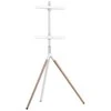 Laikiklis Sinox Beslag Sinox Tripod TV grindų stovas. 45"-65". Balta ir bukas, 114,3 cm (45"), 165,1 cm (65"), 200 x 200 mm, 400 x 400 mm, 140°, bukas