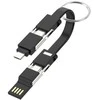 Sinox Beslag Sinox SOE04970, USB A/USB C, USB C/Micro USB-A/Lightning, USB 2.0, 0,48 Gbit/s, Juoda