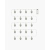 Lampki choinkowe Sirius Molly Cone snow, 20LED, 2M+30 cm