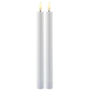 Sirius Sirius Sille įkraunamų vakarienės žvakių rinkinys, 2 vnt., Ø2,2xH25cm, baltas
