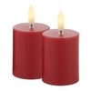 Dekoracja świąteczna Sirius Sirius Home Sille Mini, Light decoration figure, Raudona, Wax, 2 lamp(s), LED, Baterija