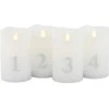 Sirius Home Sara, Sidabrinis, Baltas, 1 bulb(s), LED, Baterija, AA, 130 mm