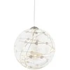 „Sirius Home Sweet Christmas Ball“, Šviečiama dekoracijos figūrėlė, Permatomas, Stiklas, 8 lemputės, LED, Baterija