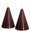 Dekoracja świąteczna Sirius Sirius Laura Tree, 2 pcs. Ø5,7x8cm, Bordo