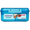 Sistema 1,25 l „Bento Cube“ pietų dėžutė mėlyna