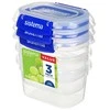 Sistema sistema Frischhaltedosen Set KLIP IT PLUS 3 x 400 ml blau