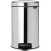 Brabantia 113581, 12 L, Round, Nerūdijantis plienas, Plastic, Pedal, 25.1 cm