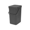 Šiukšliadėžė, Brabantia „Sorti &amp; Go“, pilka, plastikinė
