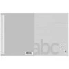 Hamelin Bloknotas Bantex, 17 x 21 cm, 8 x 3 eilutės (5+7+5 mm), pilkas, 20 vnt.