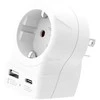 SKROSS Länderstecker Europe to US USB AC20PD baltas