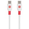 Skross SKCA0020C-C200CN, 2 m, USB C, USB C, USB 2.0, Balta